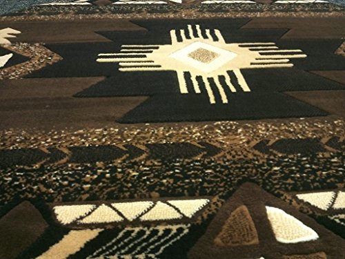 Tapete Decorativo Champion Rugs Diseño Brown Redondo 2.01 m miniatura 6