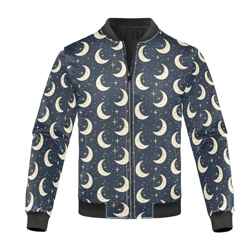 CHIFIGNO Leopard Print Men's Lightweight Flight Bomber Jacket Spring Fall Jackets Men Coat Outerwear S-XXL