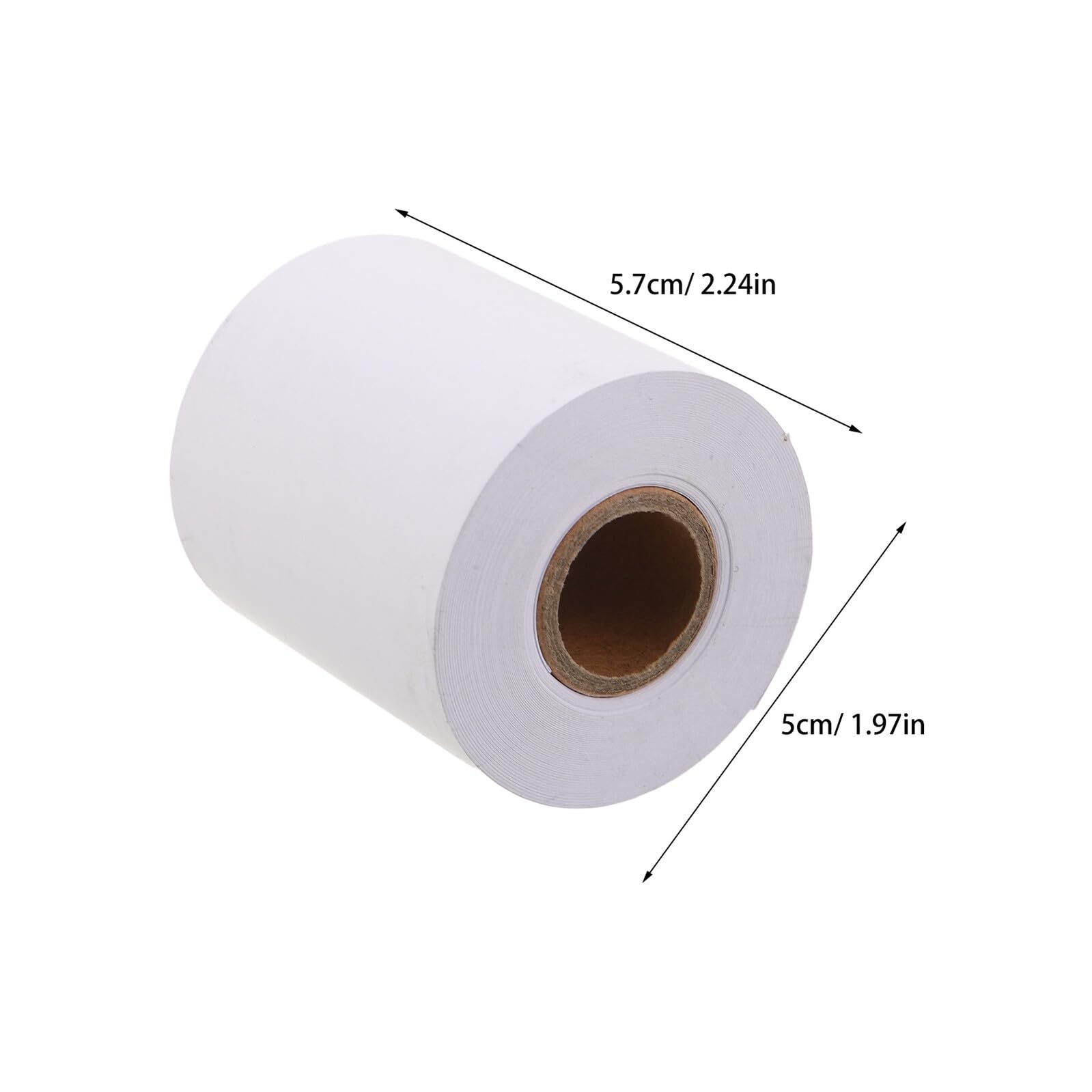 Abaodam 8 Rollos Rollo de Papel Térmico para Impresora Óptica 8 Unidades Tamaño Grande 2 Pulgadas Ancho Papel para Impresión de Recibos Tarjetas Crédito Accesorios Optometría Uso