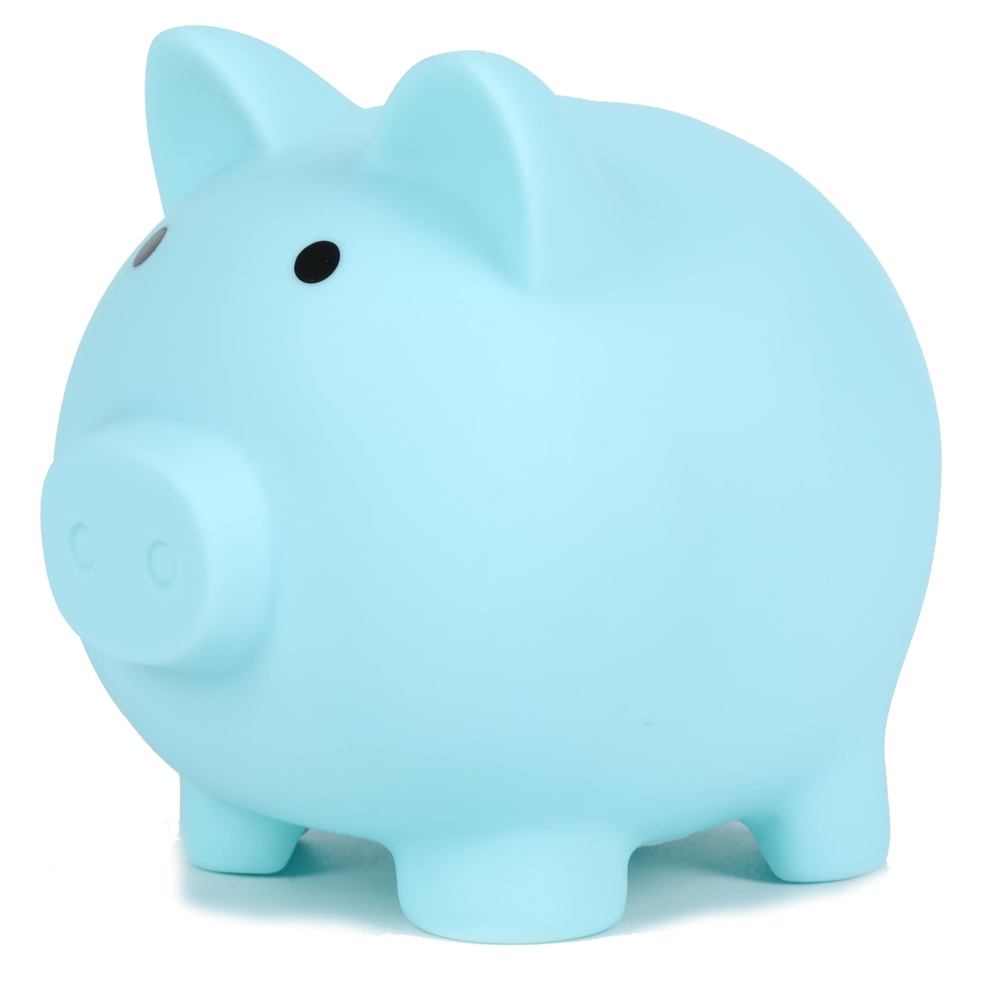 H&W Piggy Bank, Plastic Coin Bank, Unbreakable Money Banks, Cute Piggy Banks, First Money Box, Best Birthday Gifts Home Decoration（Blue）