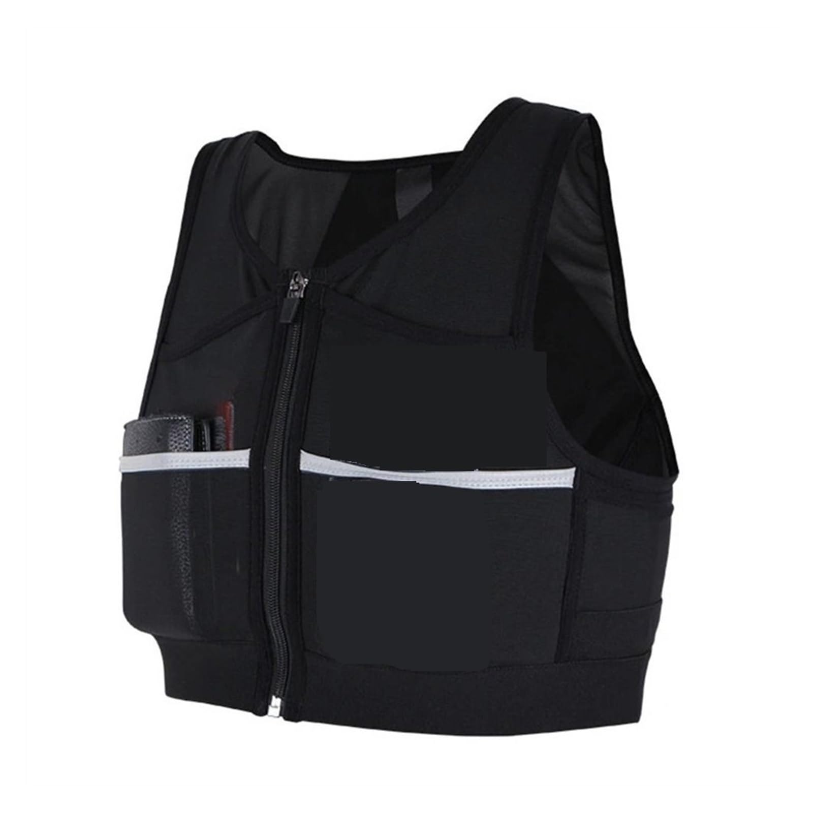 Chaleco de hidratación para correr, gran capacidad, reflectante, transpirable, bolsa de almacenamiento para hombres y mujeres, ideal para entrenamiento de maratón y ejercicio