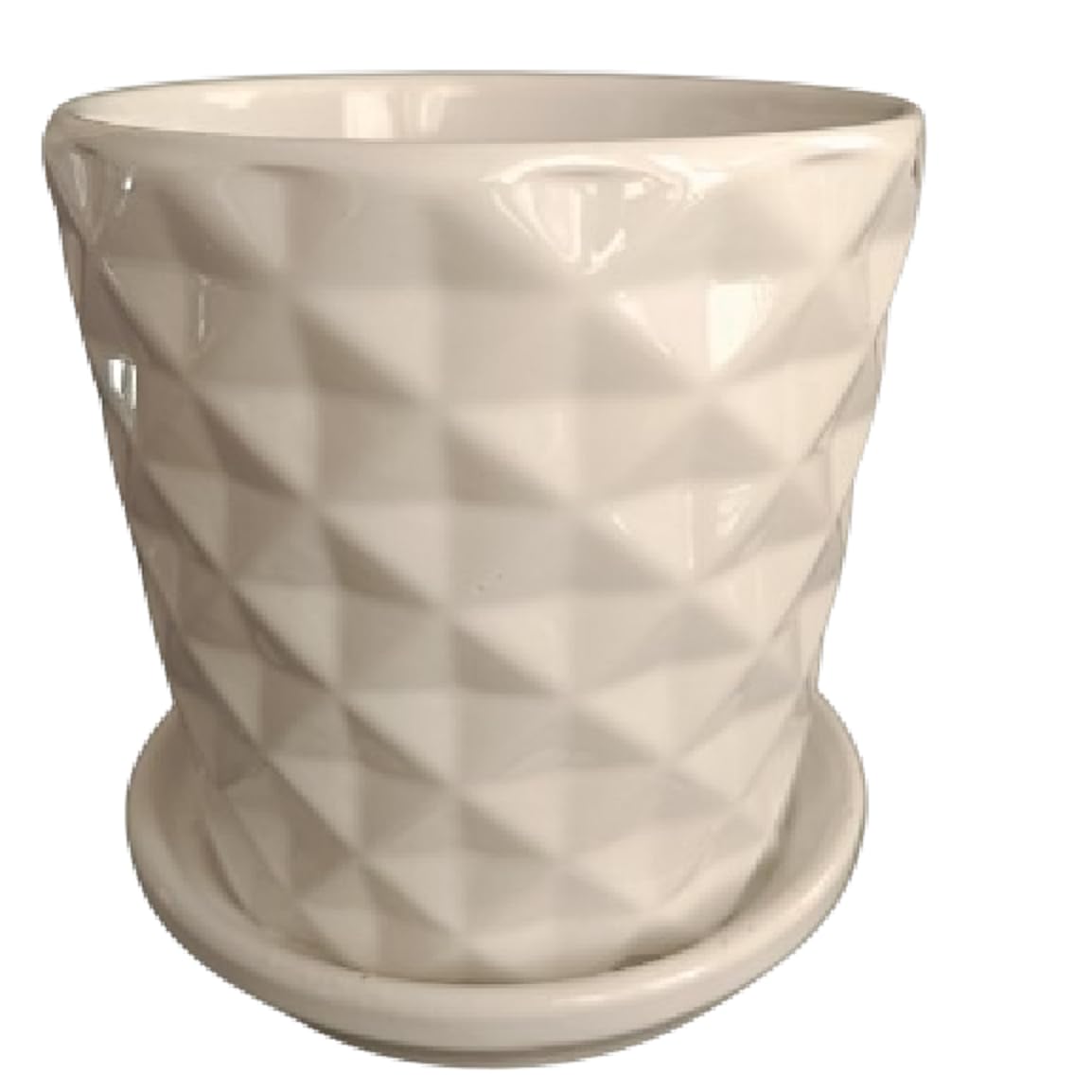 See full amazon price history chart for DDSS DD-170 Ceramic Pot Plant (11 * 11 * 11 CM) Flower Pots with Drainage Holes,Round for Plants with Saucer for Indoor Outdoor Garden Pots -White Diamond Strips DDSS DD-170 Ceramic Pot Plant (11 * 11 * 11 CM) Flower Pots with Drainage Holes,Round for Plants with Saucer for Indoor Outdoor Garden Pots -White Diamond Strips (B0D77L58P4) Amazon Price History, Amazon Price Tracker