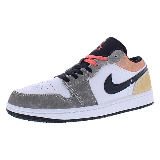Nike Air Jordan 1 Low SE Flight Club Men's Shoes Black/Magic Ember/White/Sundial DX4334 008 - Size 11