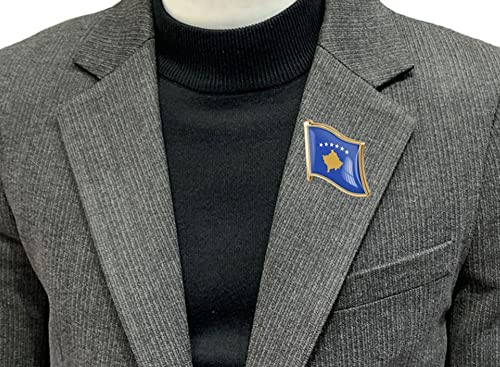 Image of vmcoatdu Country Flag Pin Badge International Travel Brooch Metal Alloy Souvenir Pin for Hat Clothes Backpack