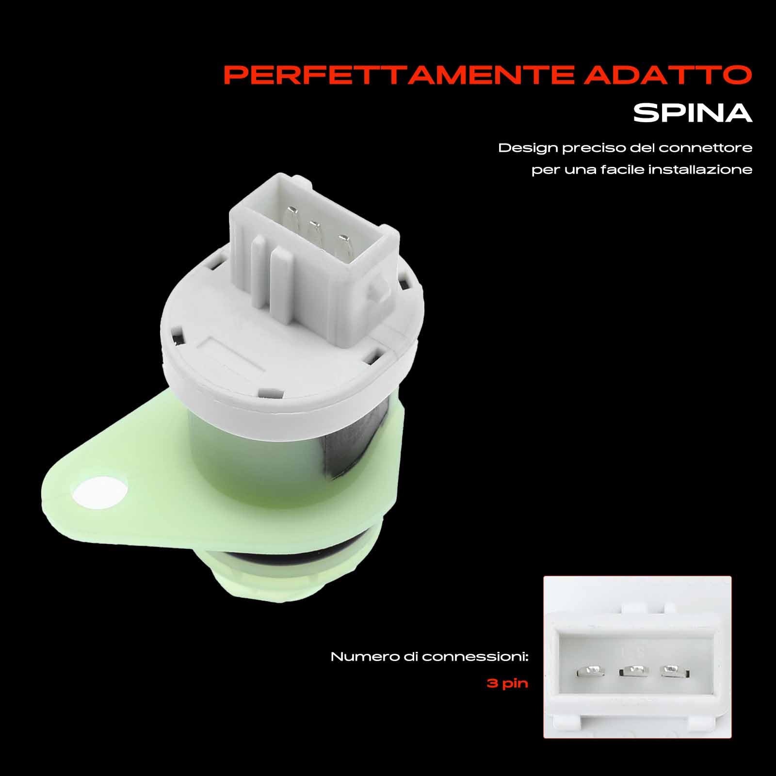 Frankberg Sensore di percorrenza Sensore albero tachimetrico Compatibile con 206 CC 2D 307 Break 3E 307 CC 3B C3 I FC FN C2 JM Replace# 9635057280