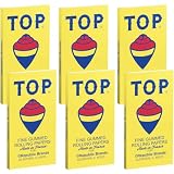 TOP Rolling Papers, 6 Pack Bundle, 600 Cigarette Paper Leaves Total