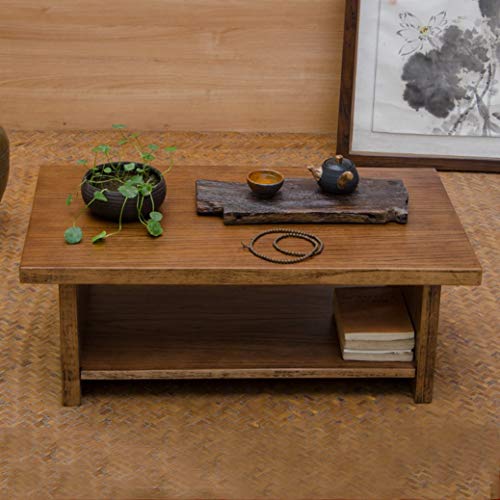 Table pour ordinateur portable en bois massif pour petits salons - 3