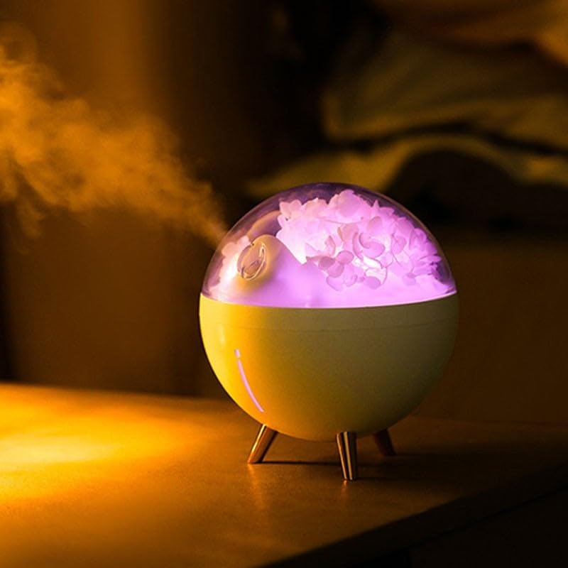 Humidificador Dormitorio LED Lámpara de cabecera Agua Reabastecimiento Oficina Humidificador (rosa)