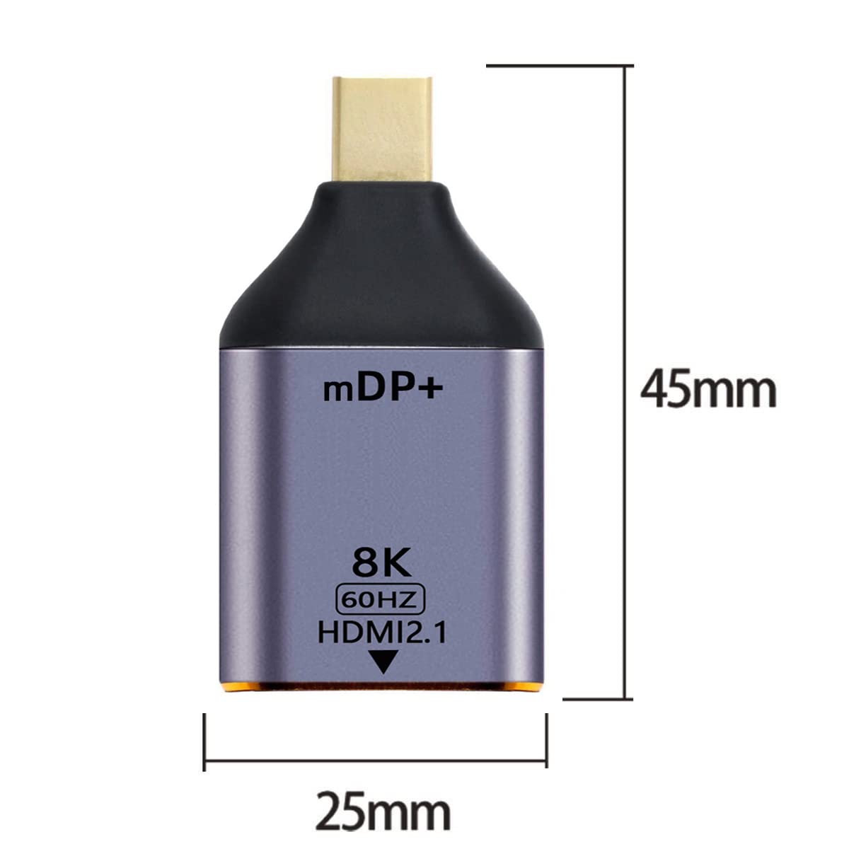 Mini DisplayPort 1.4 Sorgente a HDMI 2.0 Display 8K 60hz UHD 4K Mini-DP a HDMI Maschio Monitor Adattatore Connettore