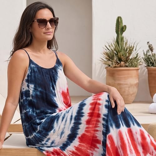 Image of Riviera Sun Spaghetti Strap Dress