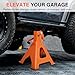 Nilight 2 Ton Jack Stands, Double Locking Heavy Duty Steel 4,400 lbs Capacity, Adjustable 10.6