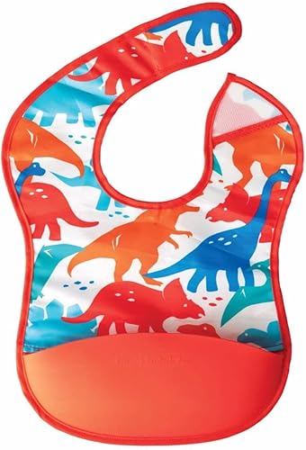 Miniatura 2 de Tiny Twinkle Babero a prueba de desorden - Babero impermeable para bebé niño o niña - PFAS, PVC, BPA, libre de ftalatos - Baberos de comida para