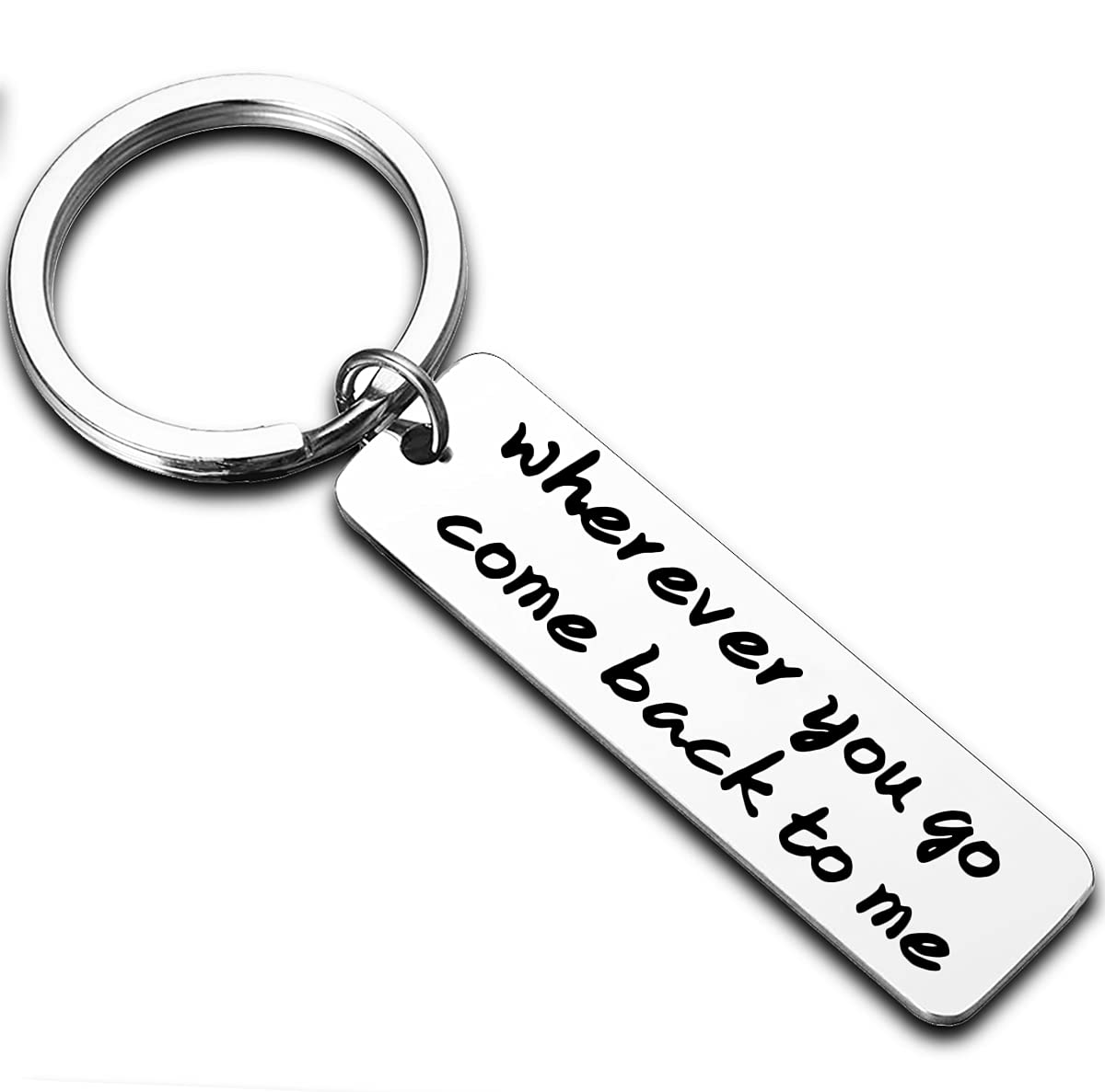 Drive Safe Handsome I Love You for your husband Come Back to Me Wherever You Go Keychain Keyring-image-21