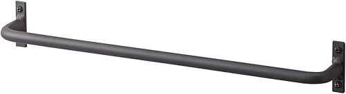 SANEI W5717-365-D Iron Bar, Antique Style, Towel Rack, Accessory Rack, Multipurpose, 14.4 inches (365 mm), Black