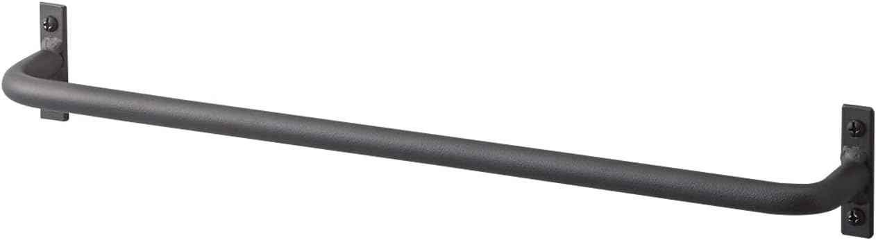 SANEI W5717-365-D Iron Bar, Antique Style, Towel Rack, Accessory Rack, Multipurpose, 14.4 inches 365 mm, Black