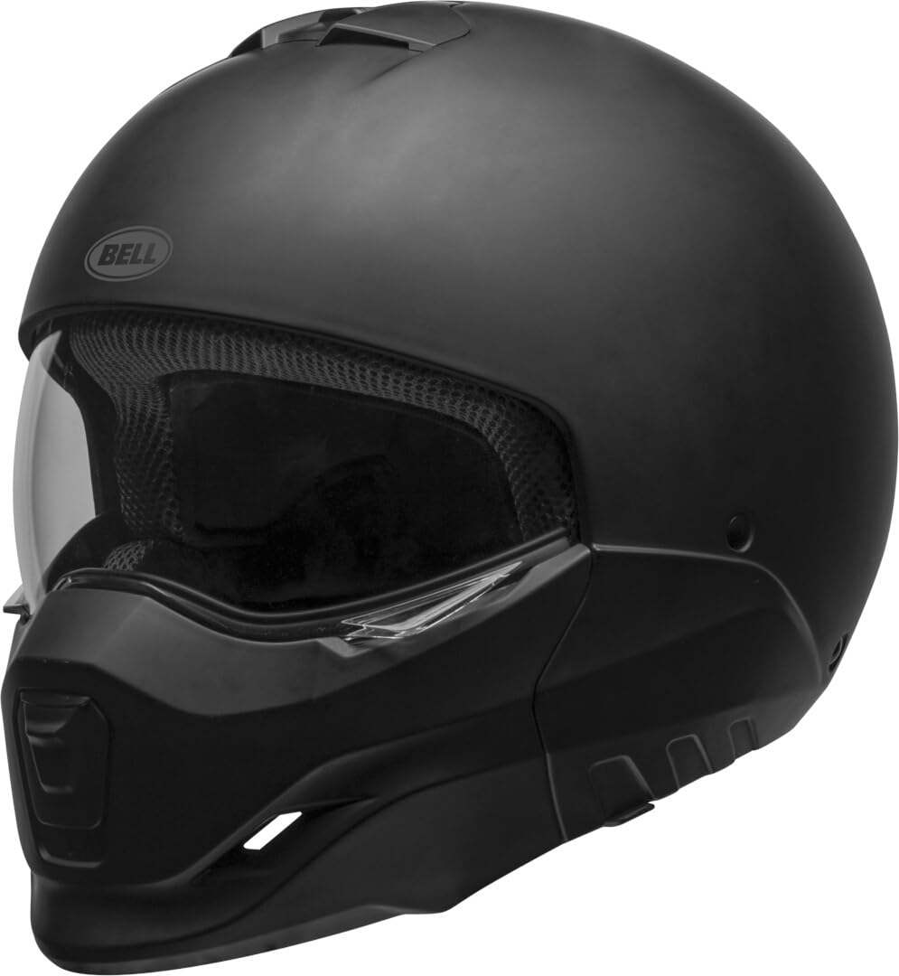 BROOZER SOLID ECE Helmets - Adult Unisex - protective gear, bike helmet, street helmet, street protective helmet, Matte Black , L