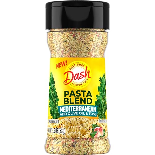 Dash Salt-Free Pasta Seasoning Blends, Mediterranean, 1.9 Ounce (Pack of 8)