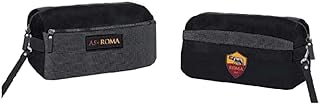 As Roma Pochette 100% Pl Nero Prodotto Ufficiale