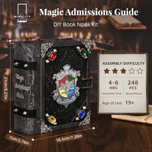 MiniCity Magic Admissions Guide Book Nook Kit thumbnail 2
