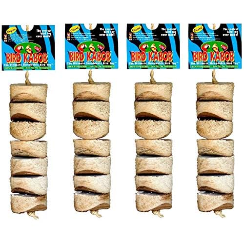 Wesco Pet Original Bird Kabob Shreddable Bird Toy (4 Pack)