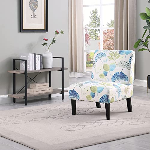 Oulluo 2 Shelf Bookshelf, Bookcase Shelf,Rustic Small Book Shelf, Industrial Metal Storage Shelves For Home Office, Bedroom, Kitchen, Bathroom, Mid Century Horizontal Storage Rack,Oak, 228-21O #TOP4