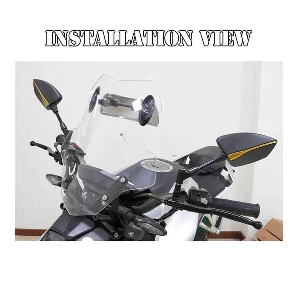 Rétroviseur Latéral Réglable Universel pour Ben&Elli 180s 302s TNT 125 135 150 250 300 600 BN 302 S 8/10MM Rétroviseurs Moto