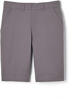 French Toast Men Gray Performance Stretch Short Flat Front, 34W Gray