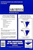 Archives Silver & Golden Age 4-Mil Thick Comic Mylar Sleeves 7-3/4