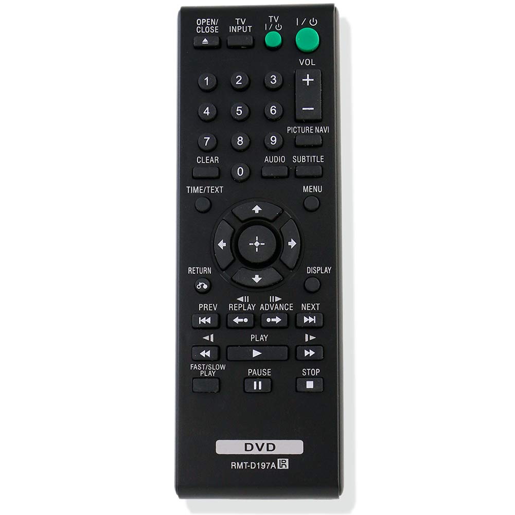 New RMT-D197A RMTD197A Replace Remote fit for Sony DVD Player DVP-SR210 DVP-SR210P DVP-SR510 DVP-SR510H