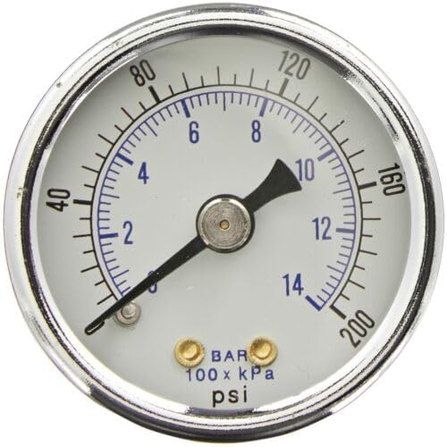 Replacement for fits Heavy Duty Compressor Air Gauge Fits Campbell Hausfeld GA015505AV