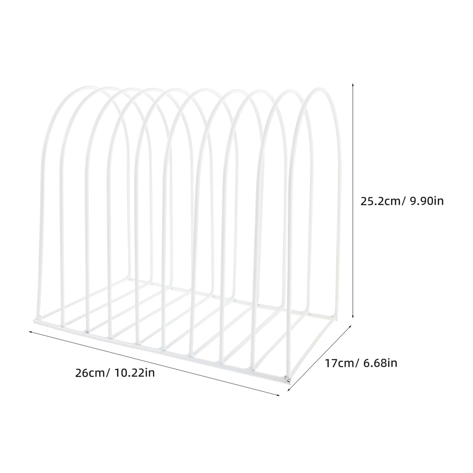 HOMSFOU Raccoglitore Verticale Per File in Metallo Supporto Portadocumenti Da Tavolo Organizer Per File in Piedi Scaffale Per Libri Da Scrivania Soluzione Di Archiviazione Versatile Per