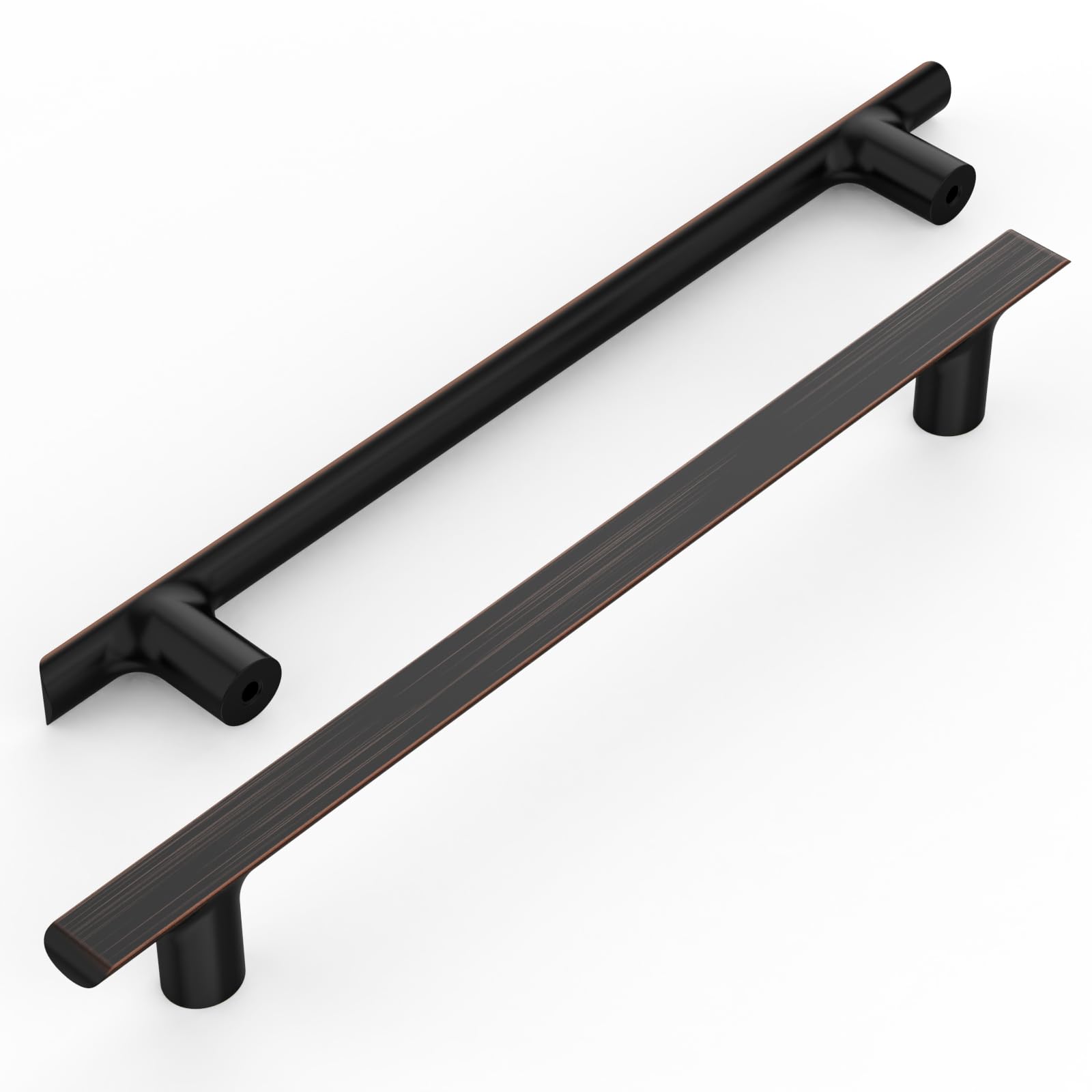 Amerdeco 6 Pack Oil Rubbed Bronze Cabinet Pulls 12.5 Inch(320MM) Hole Centers Kitchen Cabinet Handles Cabinet Hardware Kitchen Handles for Cabinets