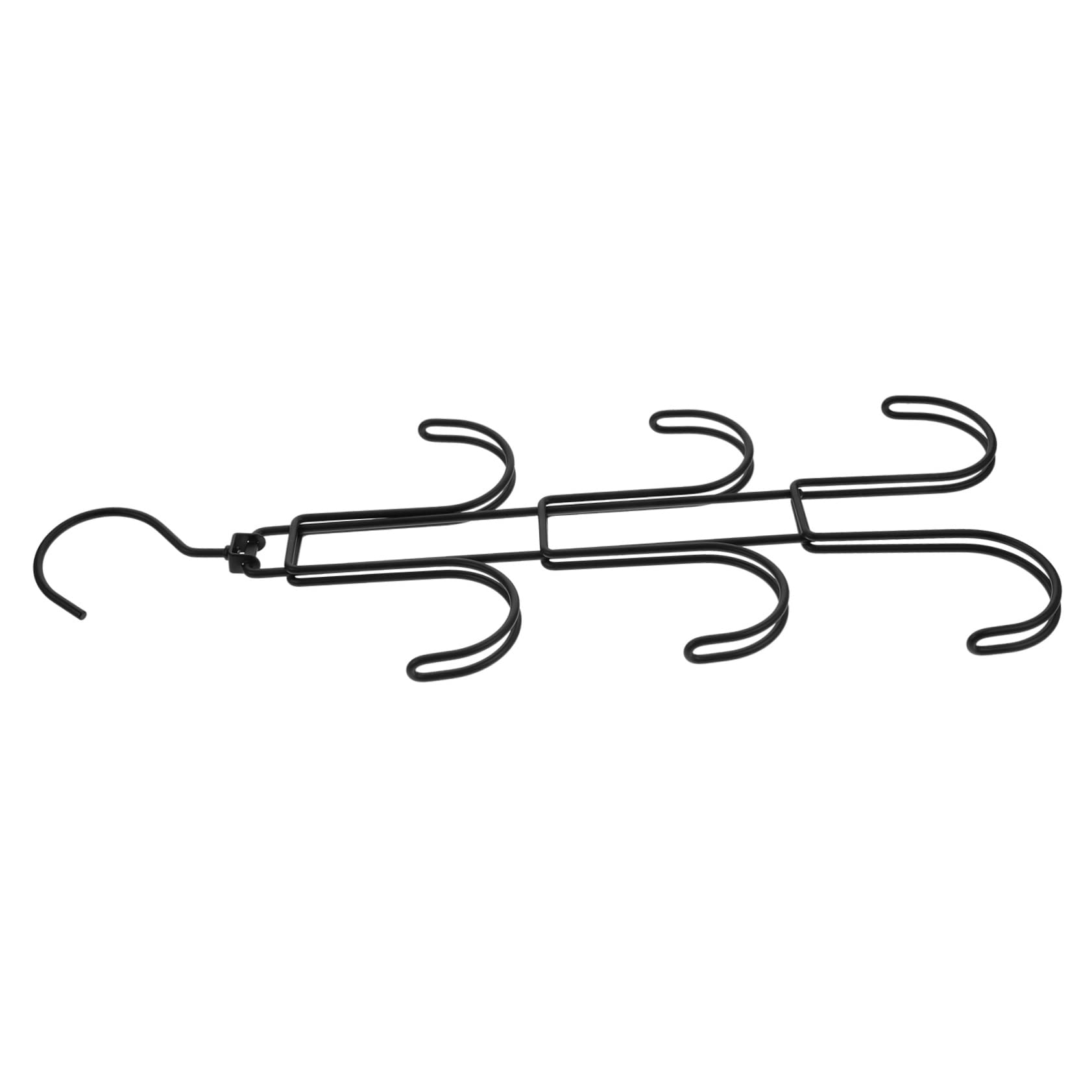 BESTYASH Rotating Scarf Hanger and Closet Organizer Space Saving Multi Hook Wardrobe Hanger for Belts Bags Ties and Scarves Lightweight and Portable Design