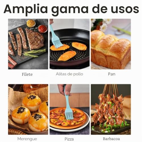 Miniatura 3 de Pincel De Silicona Para Repostería, Paquete De 2 Cepillos De Repostería De Cocina De 17 Cm, Cepillo De Parrilla, Cepillo De Repostería, Cepillo De Barbacoa Para Asar, Repostería, Agitar, Hornear