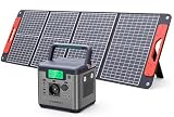 SWAREY S550 Tragbare Powerstation 555Wh mit 100W Solarpanel