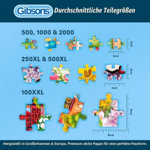 Gibsons Weihnachts-Puzzle Erwachsene 4x500 Teile Trevor Mitchell – Ansicht 6