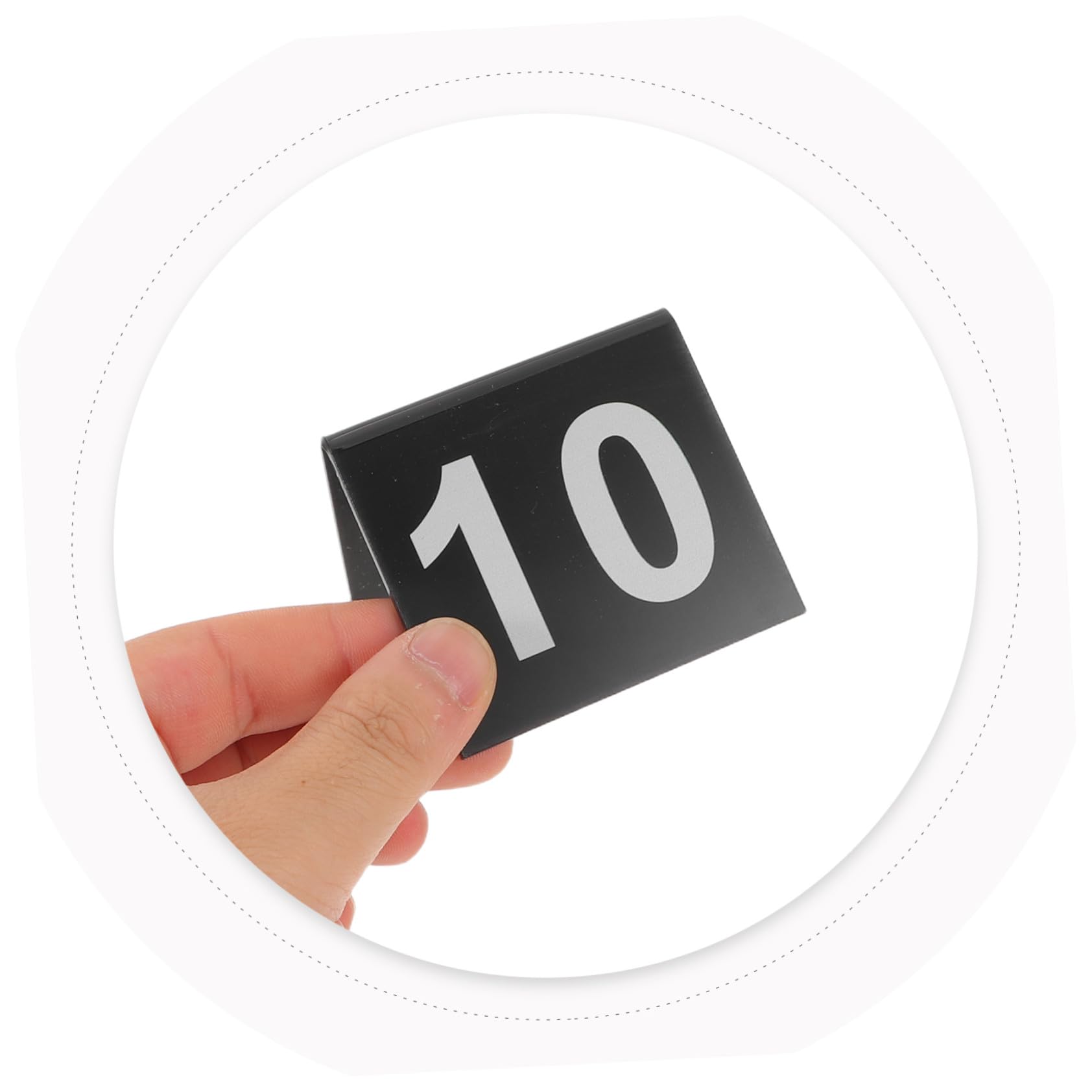 GLEAVI 100stücke Acryl-tischnummern Doppelseitig Tischnummernhalter Für Restauranttische Bankette Hochzeitsfeiern Und Partys