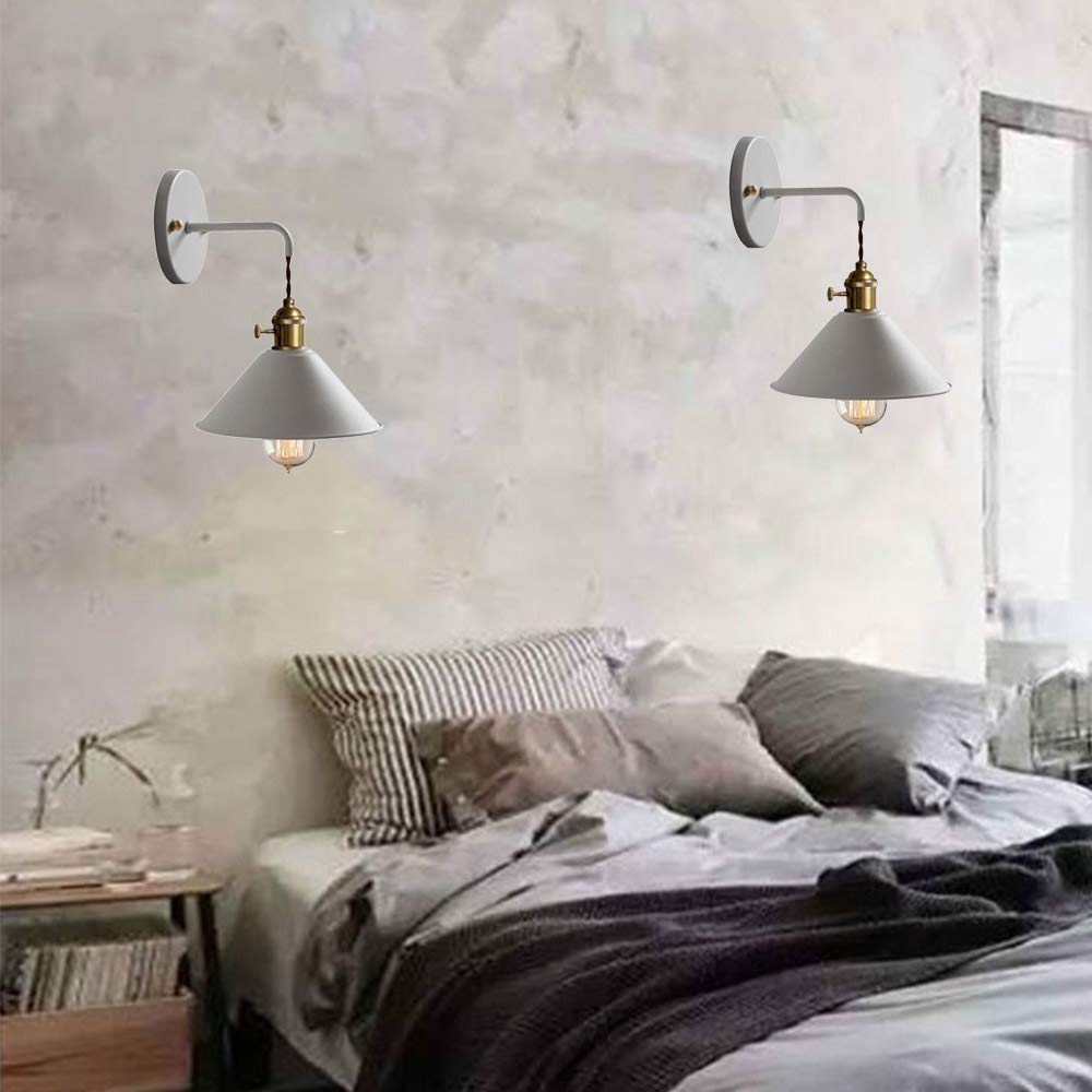 Applique Murale Industrielle Applique Vintage Lampe Réglable Lampe Rustique En Fil Métallique
