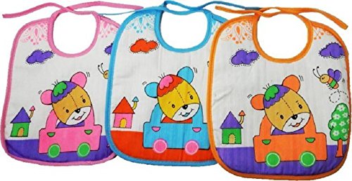 Chinmay Kids Hozri Bibs (Multicolour) (Pack of 3)-image-22