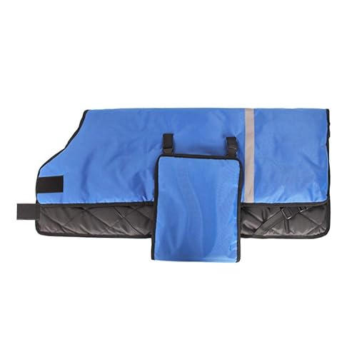 Tubayia Manta de ternero resistente al agua, cálida, resistente al viento, chaqueta para animales
