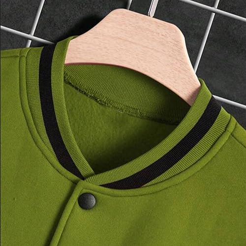 MAINESAKA Men Varsity Jacket Long Sleeve Button Letters Print Baseball Jacket Women Contrast Color Fall Bomber Jacket Coats4