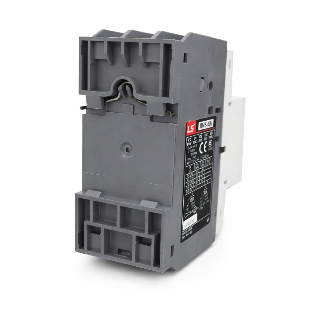 Guardamotor Disyuntor 0,63-1A 3 Polos - Interruptor de Protección de motor - Montaje en Carril DIN