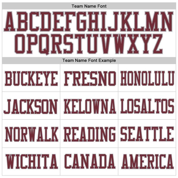 Custom Football Jersey, Football Shirt, Football Jerseys for Men, Football Shirts for Women, White Burgundy-Gray Football Jersey, Custom Football Jerseys for Men, Football Gifts