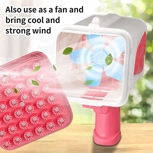 Bazooka Bubble Gun Machine With Light For Summer|Rocket Boom Bubble Blower|Big Rocket Launcher Bubble Maker|Toddler Outdoor Toys For Kids Ages 4-8,Gifts For 3 5 6 7 Year Old Boys & Girls Adults (Pink) #TOP4