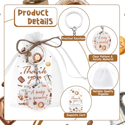 Image of Party Favors Theme Baby-Shower Keychain Set