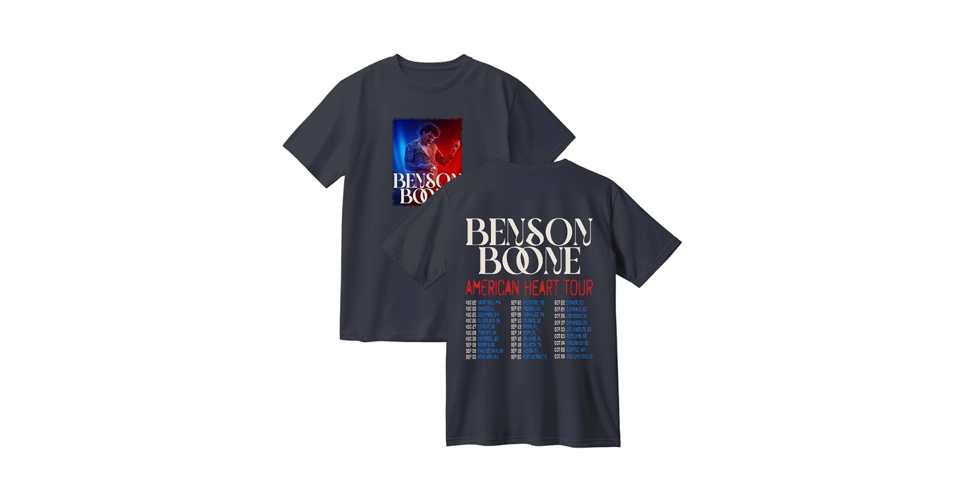 【即購入可】benson boone American heart 公式tシャツ 即購入可】benson boone American heart 公式tシャツ - メルカリ