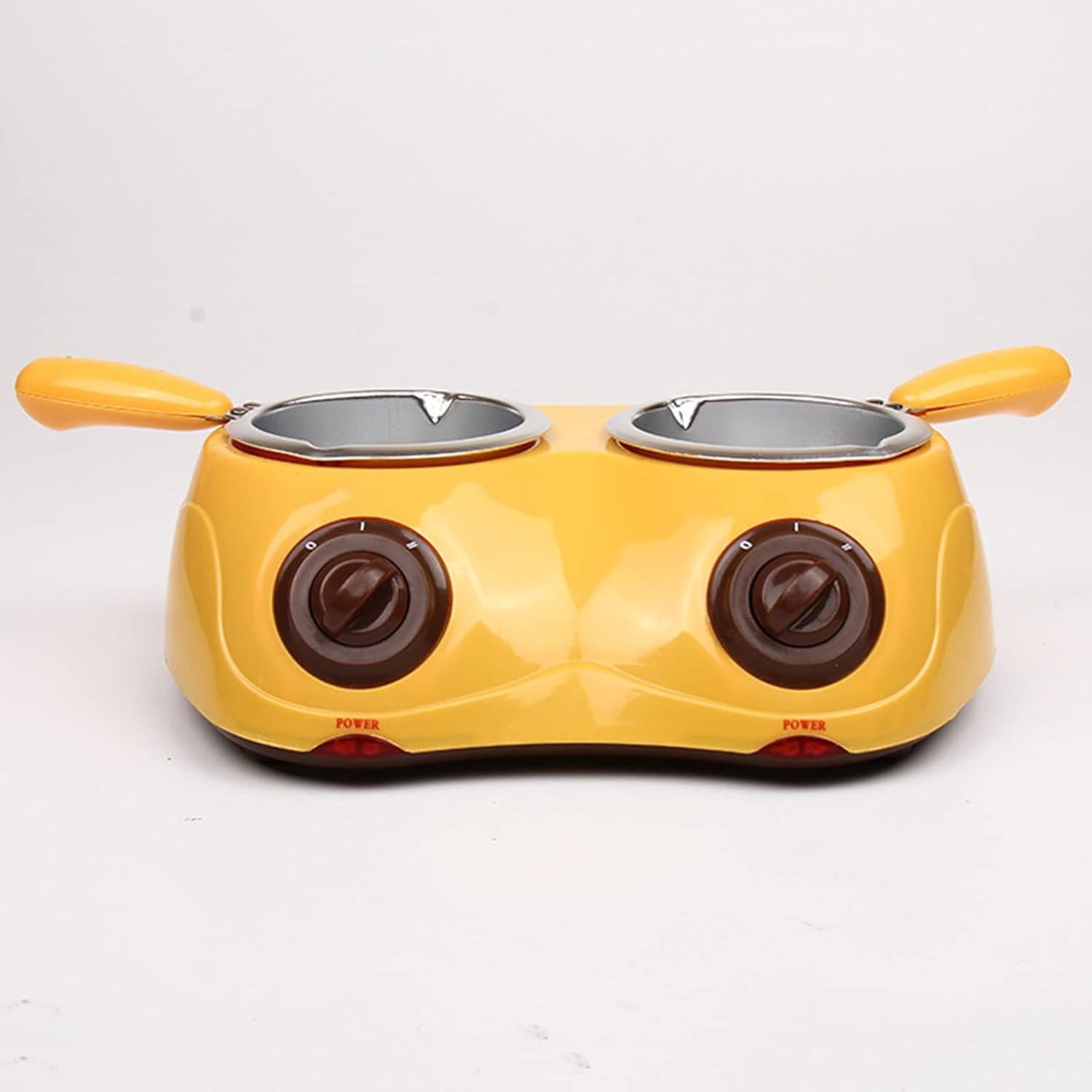 Chocolate Melting Pot, Electric Fondue Melter Machine Set, with Double Melting Pot, Melting Pot for Home Milk Chocolate, Cheese, Butter, Candy Making, Kitchen Tool