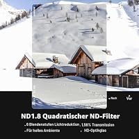 NEEWER 2er Pack ND0,9/1,8 (3/6 Stops) quadratischer ND Filter, 4" x 5,65" – Ansicht 4