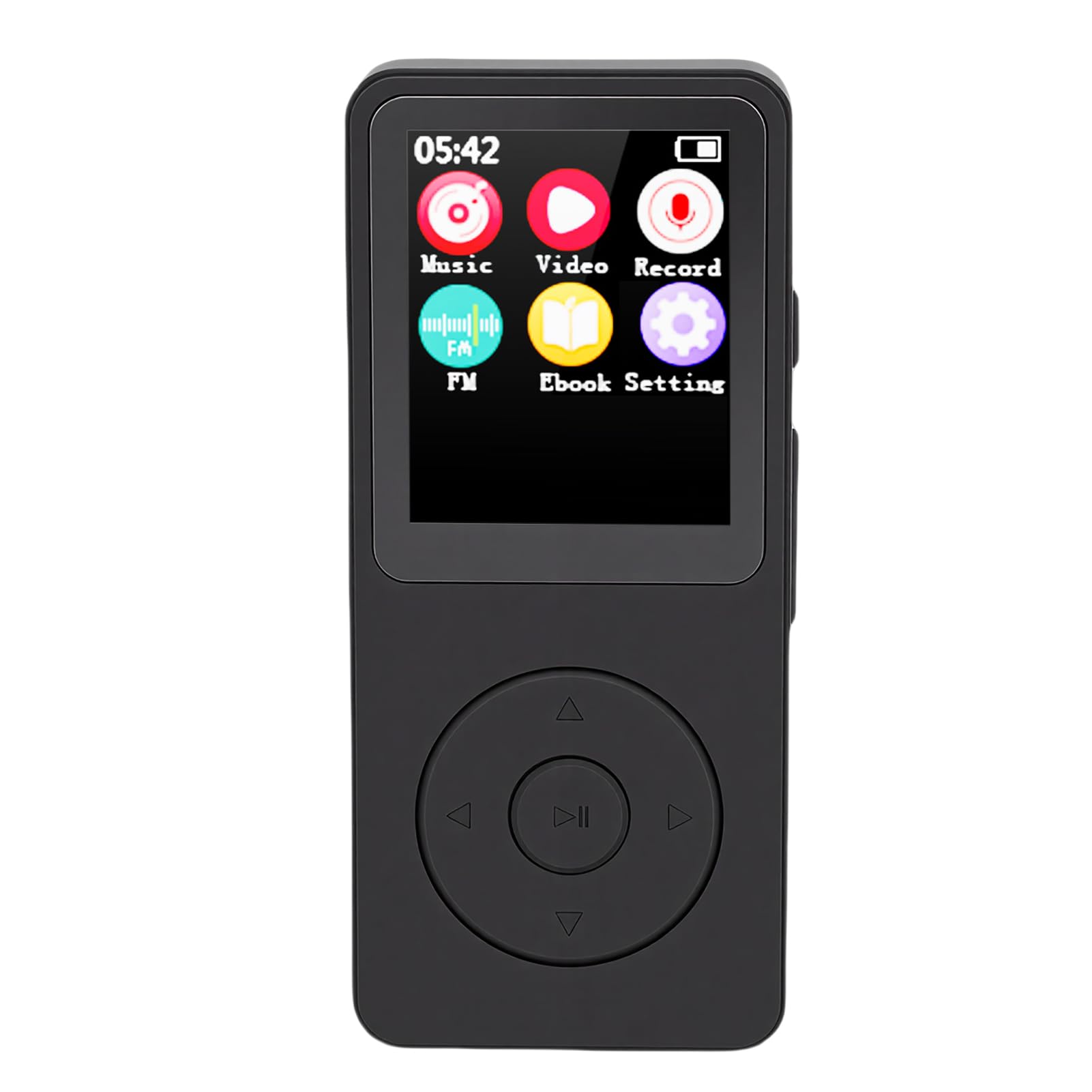 CHICIRIS Lettore MP3, Lettore Audio Bluetooth 5.4 con Schermo LCD da 2,4 Pollici, Musicale Compatto per Viaggi Sportivi, Bambini e Anziani (Con scheda di memoria da 128 GB)
