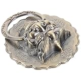 Heurtoir de porte tête de lion : fabriqué dans un matériau robuste, ce heurtoir est sûr et durable, et peut être utilisé pendant longtemps